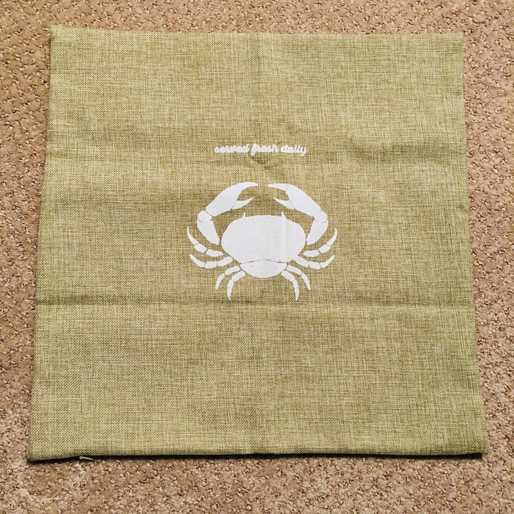Burlap pillow cover 18X18